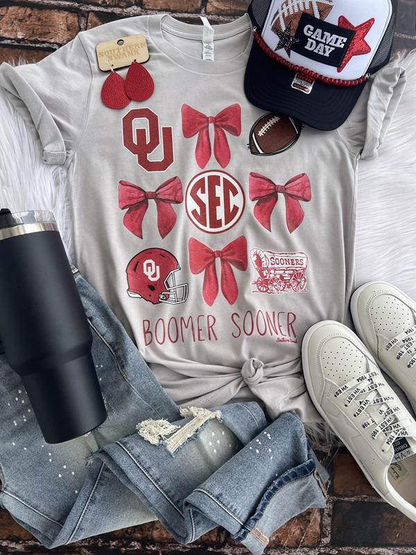 Boomer Sooner Football Tee