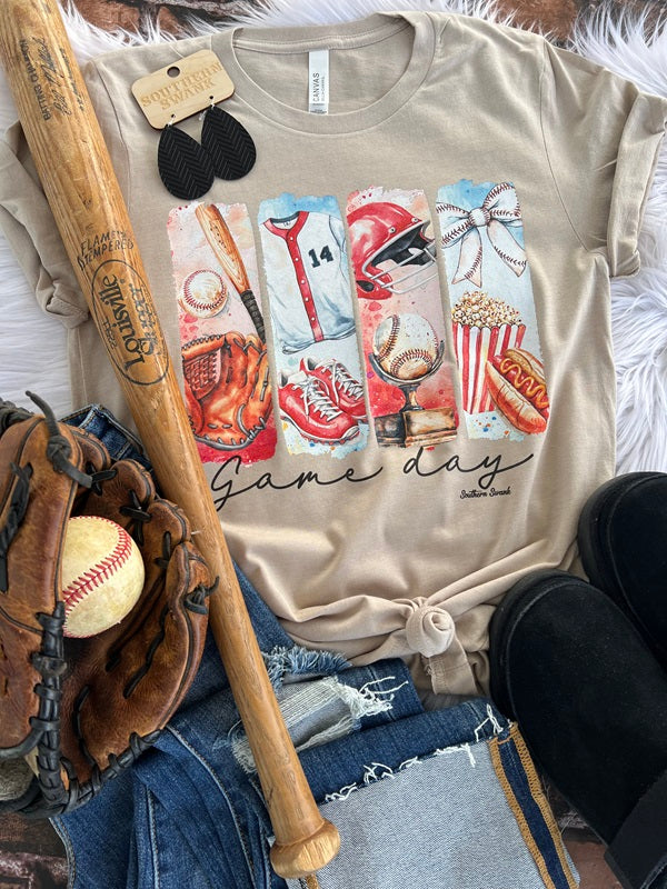 Baseball Vintage Game Day Tee