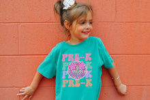 Load image into Gallery viewer, Youth Preppy Back To School Comfort Color Tee
