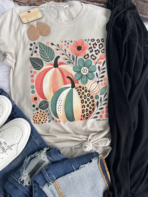 Pumpkin Boho Tee