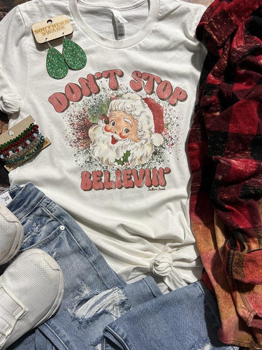 Don't Stop Believin' Tee - Southern Swank Wholesale